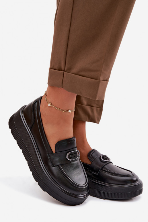 Pealhk Kullatud tallaga naiste mokassiinid Vinceza 39974 msuud