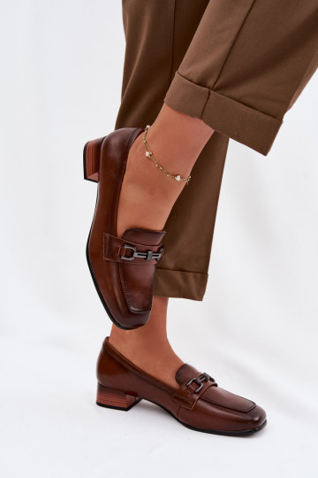 Pealhk jalatsid Pealiste omad Klockis kaunistustega Vinceza 39978 pruunid värvi