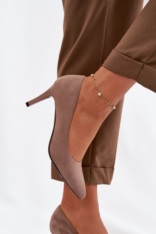 kõrge kontsaga Eco Suedeosissee Sergio Leone 1336 pruunid värvi