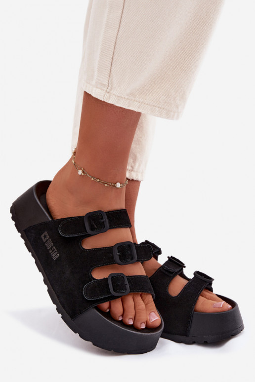 naiste plätud platvormiga Triipudega Big Star TT274531 msuud