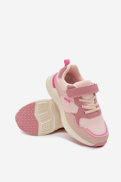 spordijalatsid Sneakers tüüpi jalanõud Laste jalanõud Big Star TT374031 Tumeroosad värvi