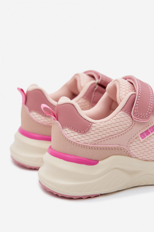 spordijalatsid Sneakers tüüpi jalanõud Laste jalanõud Big Star TT374031 Tumeroosad värvi