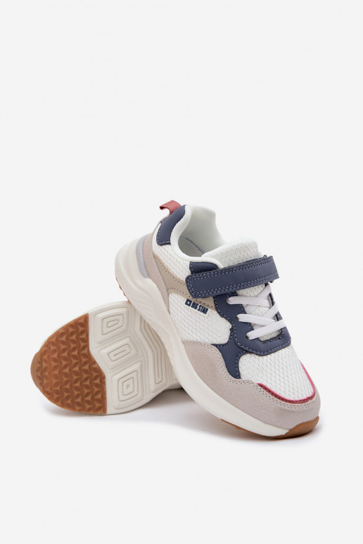 spordijalatsid Sneakers tüüpi jalanõud Laste jalanõud Big Star TT374029 valget värvi