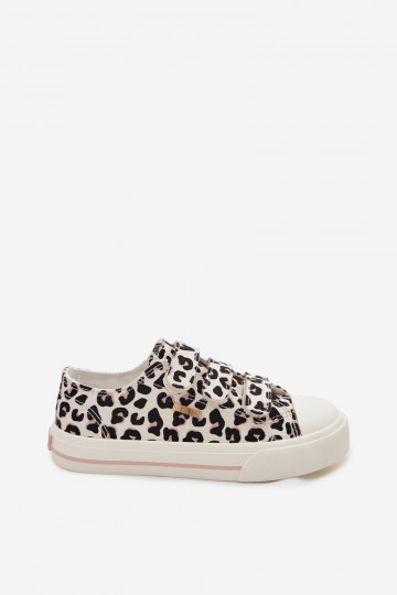 Big Star TT374171 laste vabaaja kingad kleepuvate kinnitustega leopardimustriga 2