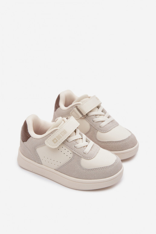Sneakers tüüpi jalanõud Laste jalanõud Big Star TT374018 beeži värvi