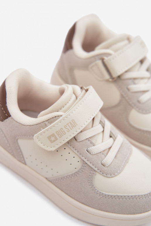 Sneakers tüüpi jalanõud Laste jalanõud Big Star TT374018 beeži värvi