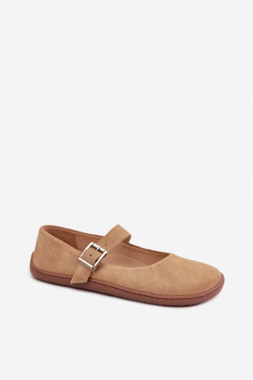 Baleriinad BarefootPealturalnego seemisnakhsedu Zazoo 316 beeži värvi