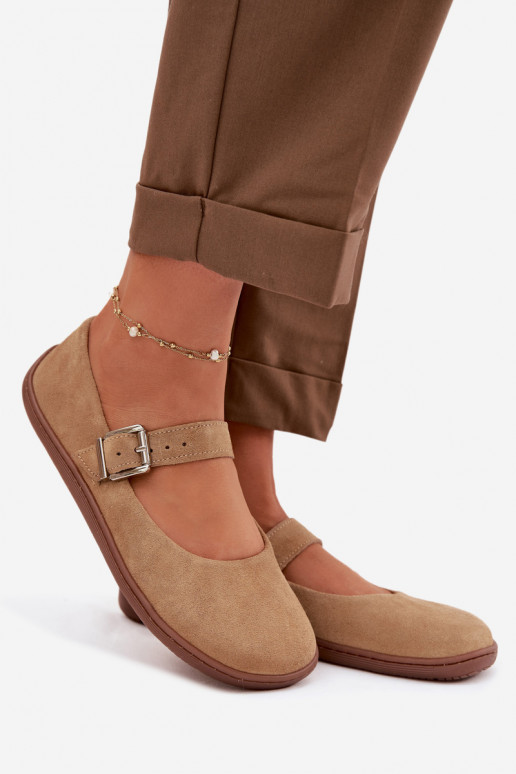 Baleriinad BarefootPealturalnego seemisnakhsedu Zazoo 316 beeži värvi