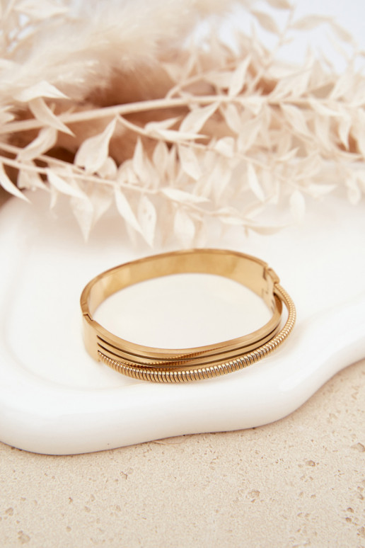 Pealiste omad Käevõru roostevabast terasest Kuldset värvi