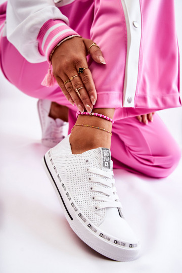 Pealiste omad Ažuurne vabaaja jalanõud Big Star valget värvi FF274024 2