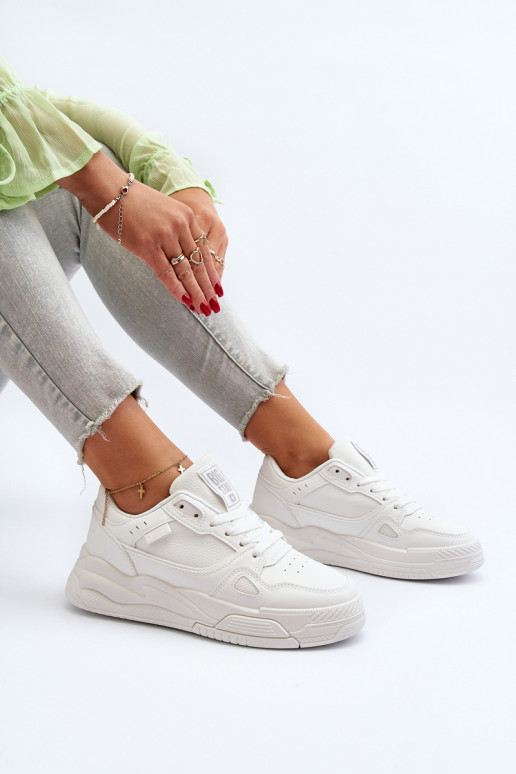 Pealiste omad Sneakers tüüpi jalanõud Big Star NN274667 valget värvi