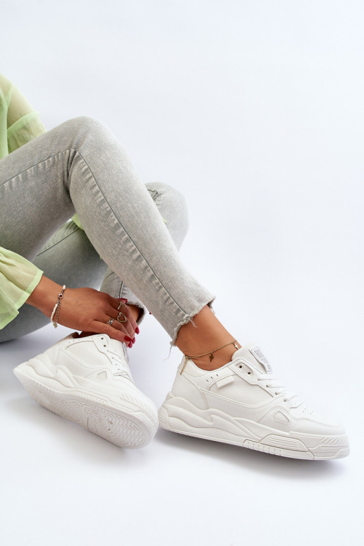 Pealiste omad Sneakers tüüpi jalanõud Big Star NN274667 valget värvi