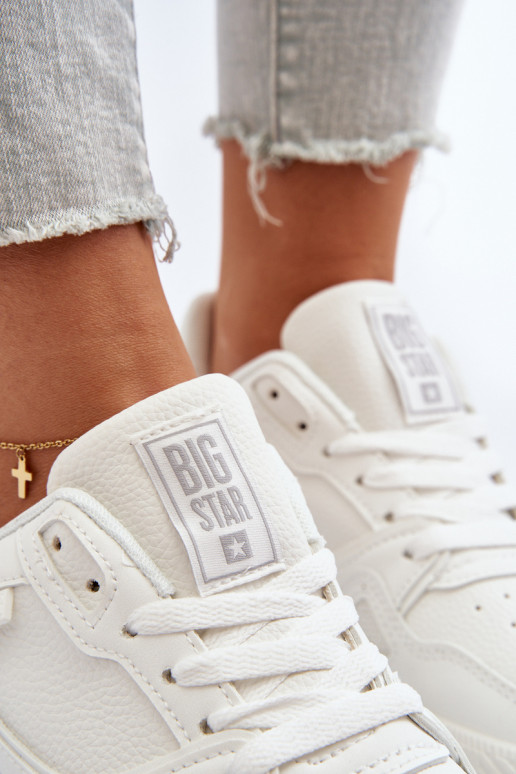 Pealiste omad Sneakers tüüpi jalanõud Big Star NN274667 valget värvi