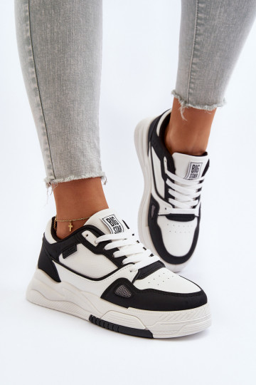 Pealiste omad Sneakers tüüpi jalanõud Big Star NN274669 Valget-msuud