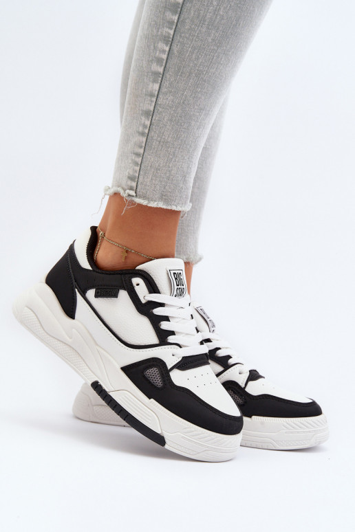 Pealiste omad Sneakers tüüpi jalanõud Big Star NN274669 Valget-msuud