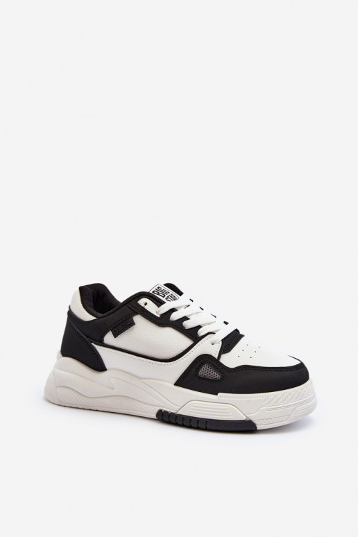 Pealiste omad Sneakers tüüpi jalanõud Big Star NN274669 Valget-msuud