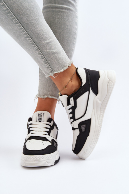 Pealiste omad Sneakers tüüpi jalanõud Big Star NN274669 Valget-msuud