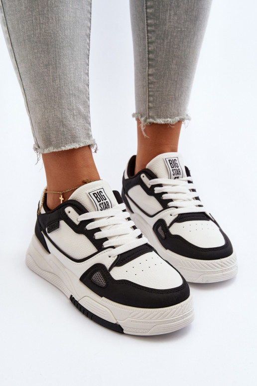 Pealiste omad Sneakers tüüpi jalanõud Big Star NN274669 Valget-msuud