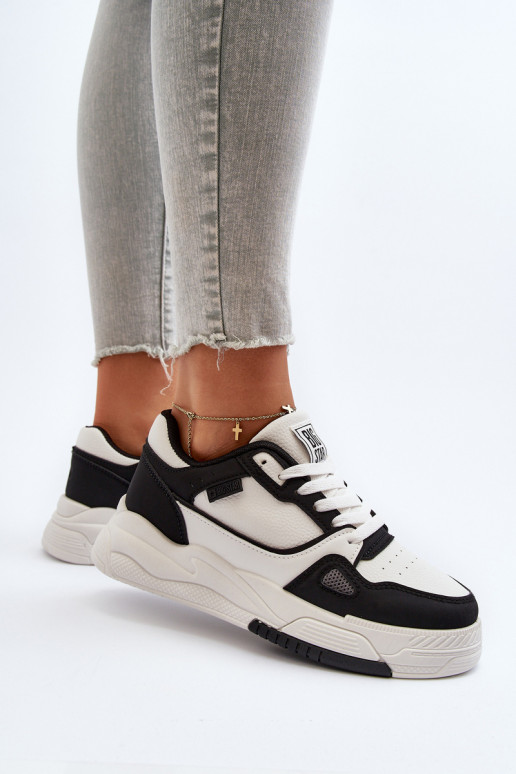 Pealiste omad Sneakers tüüpi jalanõud Big Star NN274669 Valget-msuud