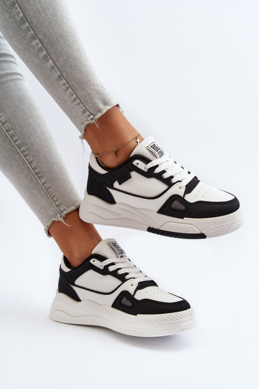 Pealiste omad Sneakers tüüpi jalanõud Big Star NN274669 Valget-msuud