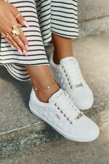 naiste saapad eko-nahast Big Star RR274322 valget värvi