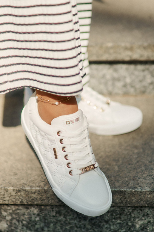 naiste saapad eko-nahast Big Star RR274322 valget värvi