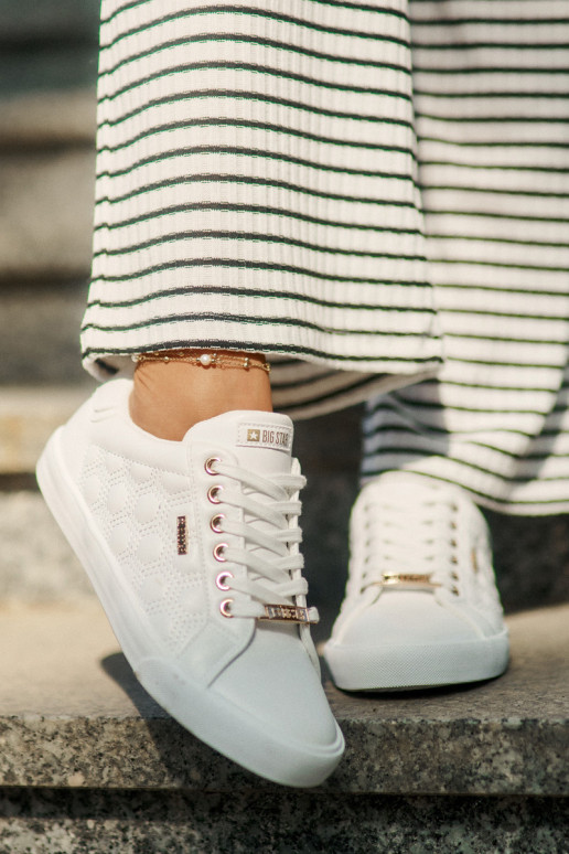 naiste saapad eko-nahast Big Star RR274322 valget värvi