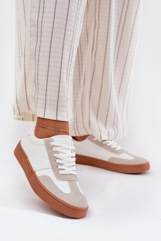 Sneakers tüüpi jalanõud Pealiste omad Big Star RR274804 valget värvi