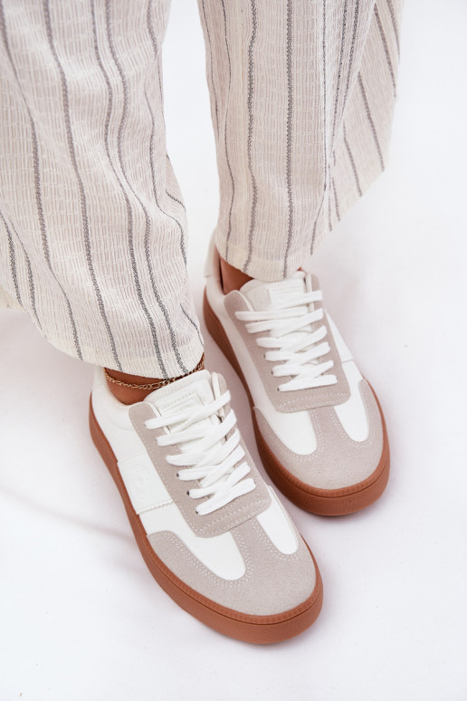 Sneakers tüüpi jalanõud Pealiste omad Big Star RR274804 valget värvi