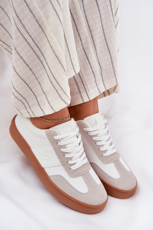 Sneakers tüüpi jalanõud Pealiste omad Big Star RR274804 valget värvi