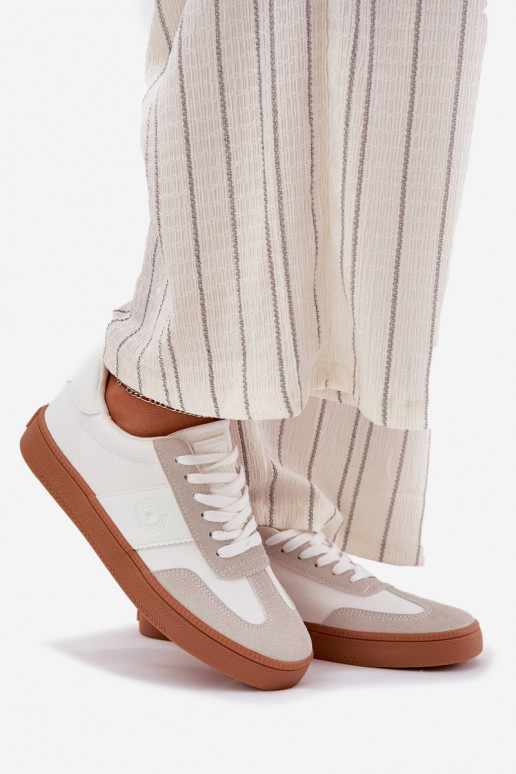 Sneakers tüüpi jalanõud Pealiste omad Big Star RR274804 valget värvi