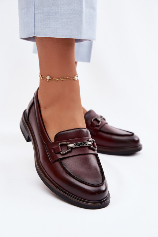 Pealhk naiste mokassiinid Vinceza 39983 pruunid värvi