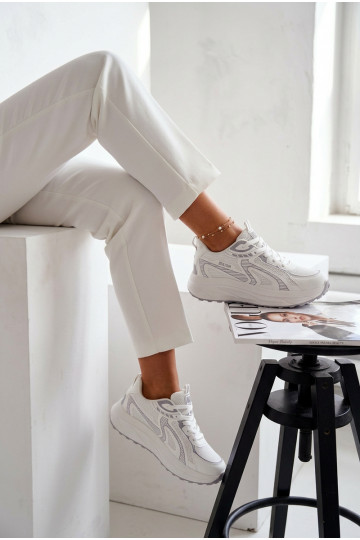 spordijalatsid Sneakers tüüpi jalanõud Pealiste omad Big Star TT274325 HI-POLY SYSTEM valget värvi 2