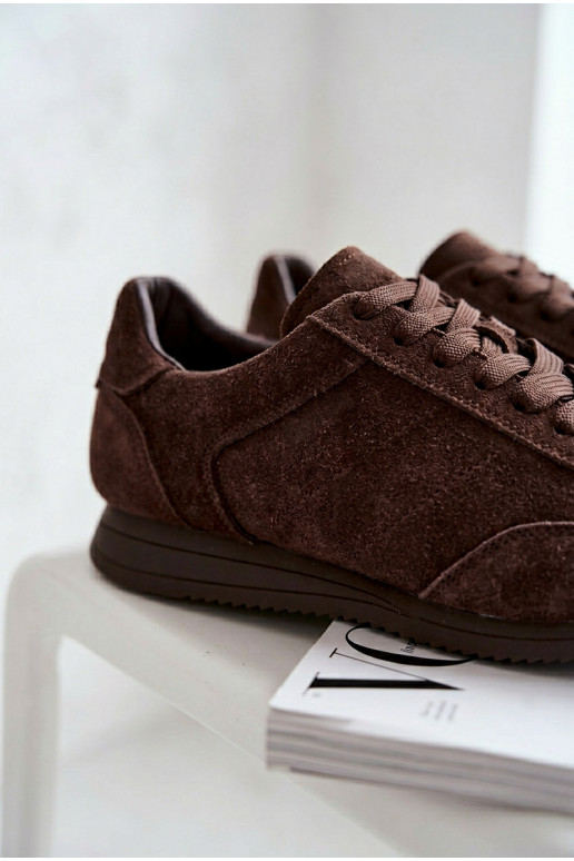 Sneakers tüüpi jalanõudPealturalnego seemisnakhsedu Big Star TT274226 Czekoladosissee