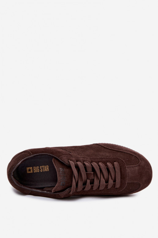 Sneakers tüüpi jalanõudPealturalnego seemisnakhsedu Big Star TT274226 Czekoladosissee