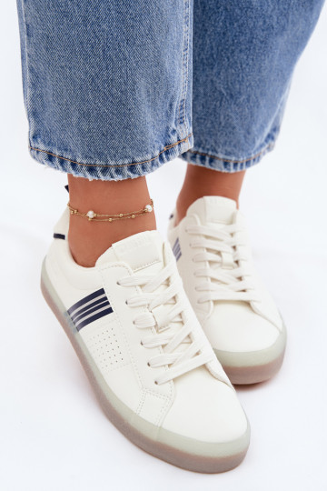 Eko Pealhk Sneakers tüüpi jalanõud Pealiste omad Big Star TT274306 valget värvi