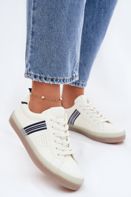 Eko Pealhk Sneakers tüüpi jalanõud Pealiste omad Big Star TT274306 valget värvi