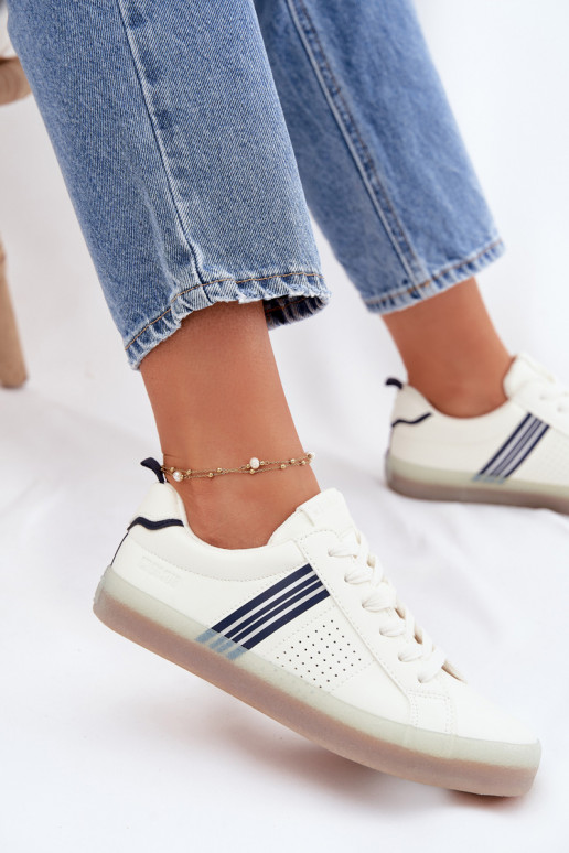 Eko Pealhk Sneakers tüüpi jalanõud Pealiste omad Big Star TT274306 valget värvi