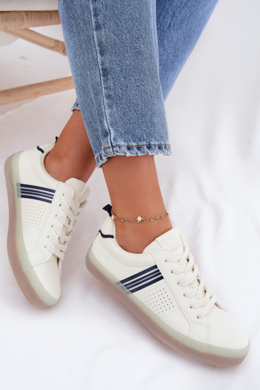 Eko Pealhk Sneakers tüüpi jalanõud Pealiste omad Big Star TT274306 valget värvi