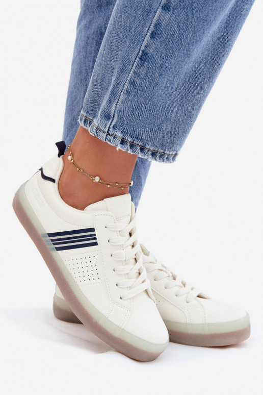 Eko Pealhk Sneakers tüüpi jalanõud Pealiste omad Big Star TT274306 valget värvi