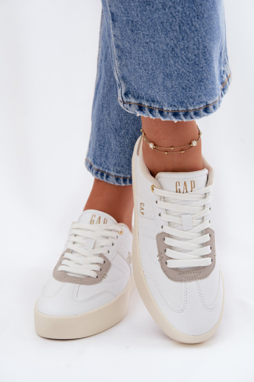 Sneakers tüüpi jalanõud Pealiste omad GAP BOUDLER GPIN6142300070 valget värvi