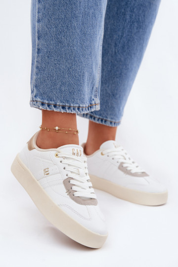 Sneakers tüüpi jalanõud Pealiste omad GAP BOUDLER GPIN6142300070 valget värvi 2