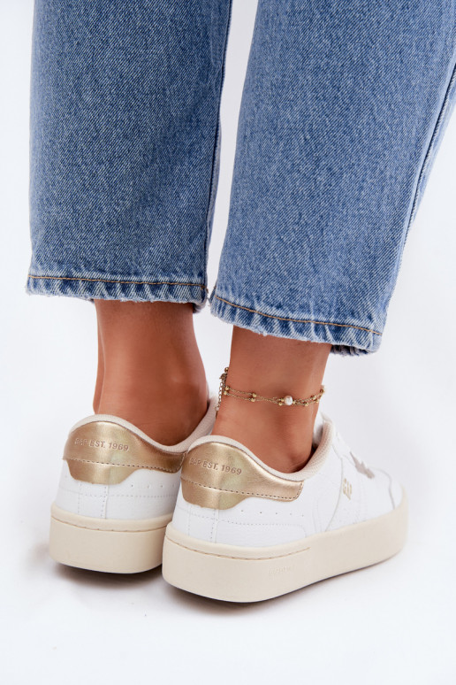 Sneakers tüüpi jalanõud Pealiste omad GAP BOUDLER GPIN6142300070 valget värvi