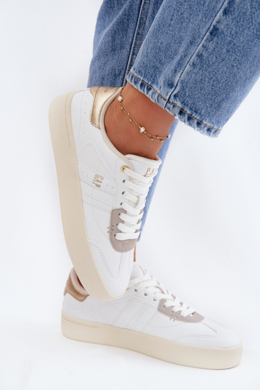 Sneakers tüüpi jalanõud Pealiste omad GAP BOUDLER GPIN6142300070 valget värvi