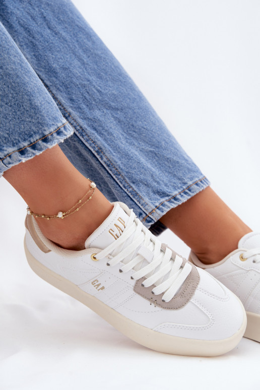 Sneakers tüüpi jalanõud Pealiste omad GAP BOUDLER GPIN6142300070 valget värvi