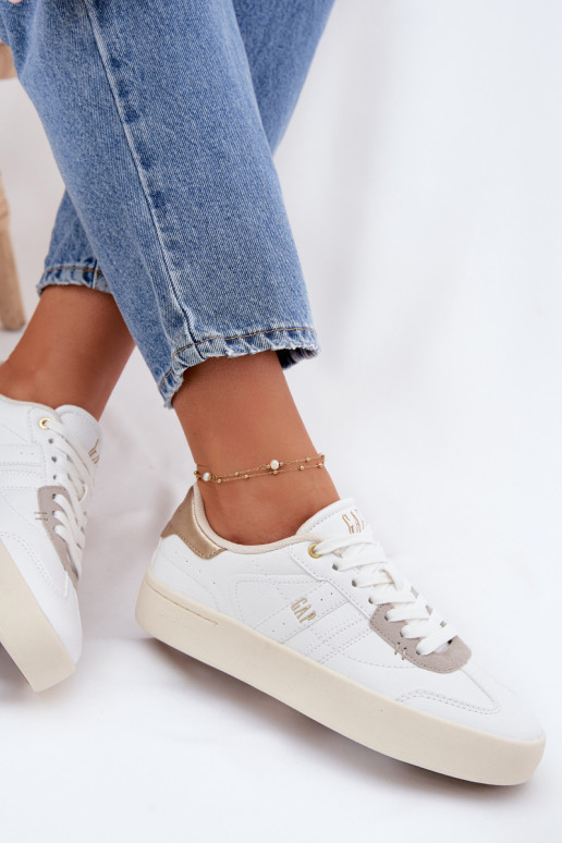 Sneakers tüüpi jalanõud Pealiste omad GAP BOUDLER GPIN6142300070 valget värvi