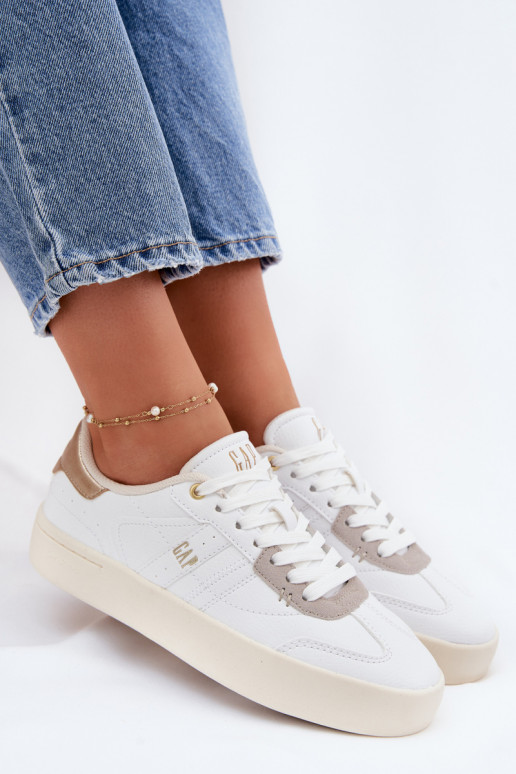 Sneakers tüüpi jalanõud Pealiste omad GAP BOUDLER GPIN6142300070 valget värvi