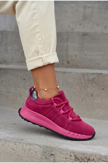 Naisten nubukist sneakers jalatsid Bemela roosa