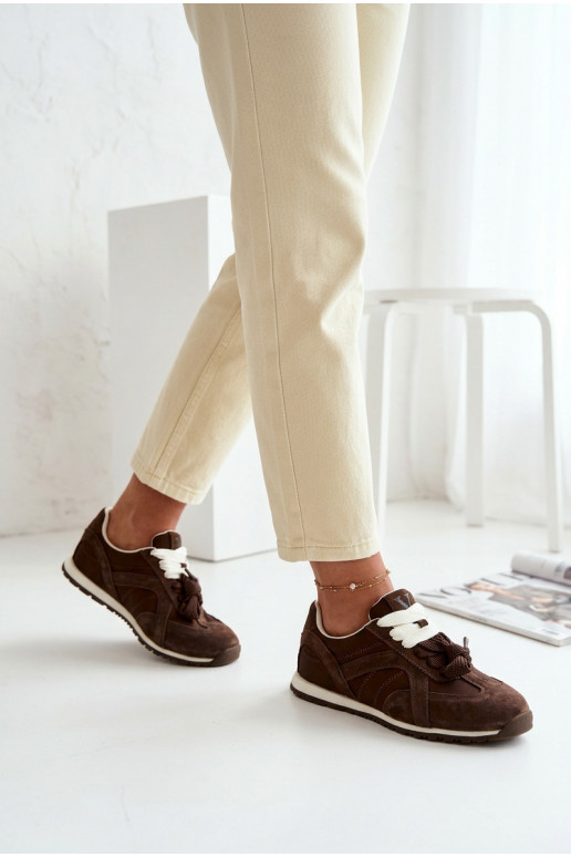 seemisnakhsed Sneakers tüüpi jalanõud Pealiste omad Vinceza 86427 Czekoladosissee