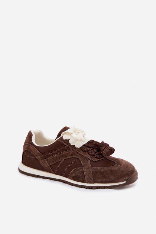 seemisnakhsed Sneakers tüüpi jalanõud Pealiste omad Vinceza 86427 Czekoladosissee